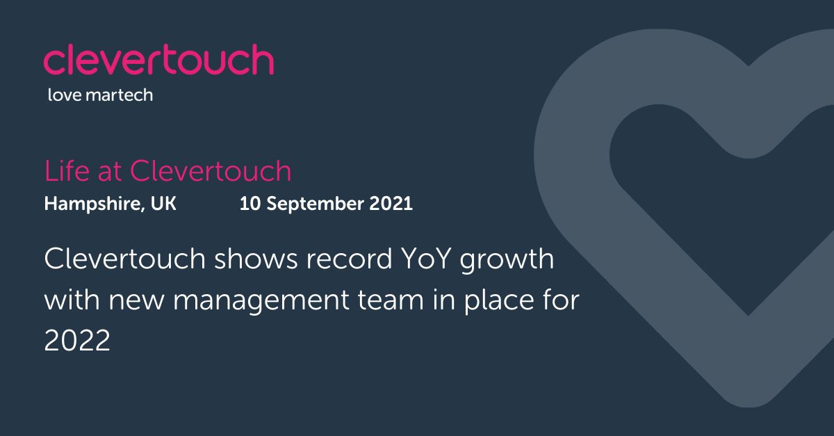 Clevertouch shows record YoY growth with new management team in place for 2022